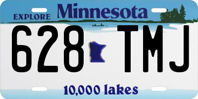 MN license plate 628TMJ