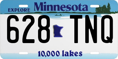 MN license plate 628TNQ