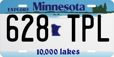 MN license plate 628TPL