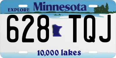 MN license plate 628TQJ