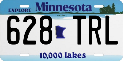 MN license plate 628TRL