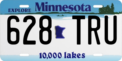 MN license plate 628TRU