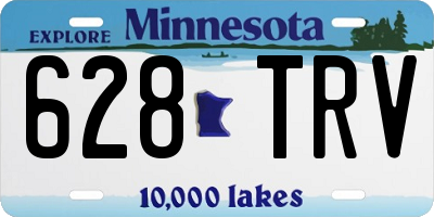 MN license plate 628TRV
