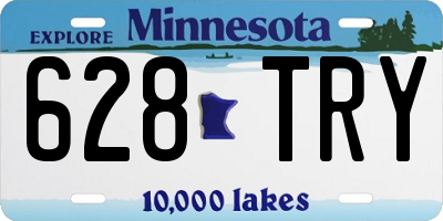 MN license plate 628TRY