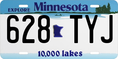 MN license plate 628TYJ