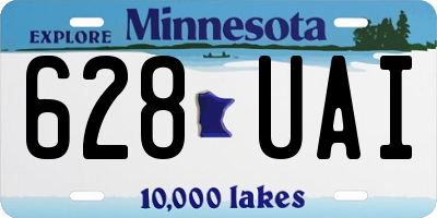 MN license plate 628UAI