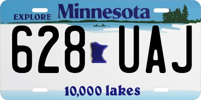 MN license plate 628UAJ