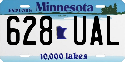 MN license plate 628UAL