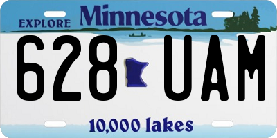 MN license plate 628UAM