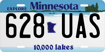 MN license plate 628UAS
