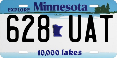 MN license plate 628UAT