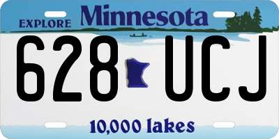 MN license plate 628UCJ