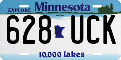 MN license plate 628UCK