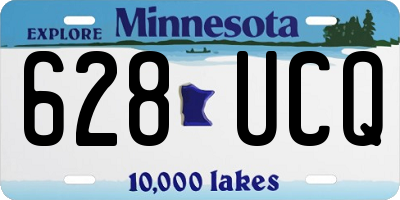 MN license plate 628UCQ