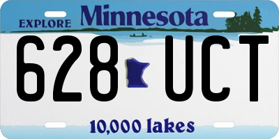 MN license plate 628UCT