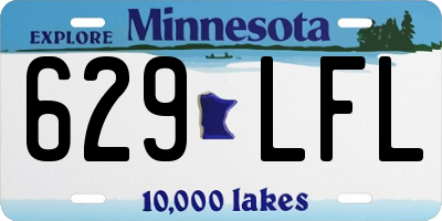 MN license plate 629LFL