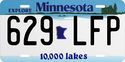 MN license plate 629LFP