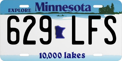 MN license plate 629LFS