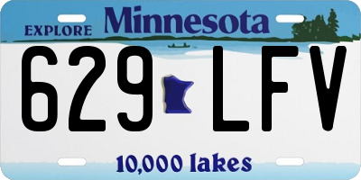 MN license plate 629LFV