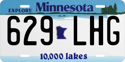 MN license plate 629LHG