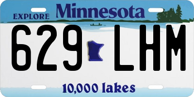 MN license plate 629LHM