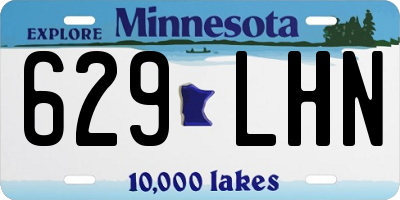 MN license plate 629LHN