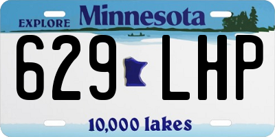 MN license plate 629LHP