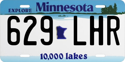 MN license plate 629LHR