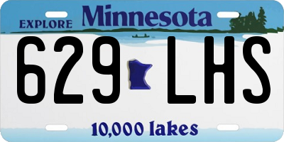 MN license plate 629LHS