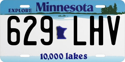 MN license plate 629LHV