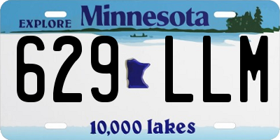 MN license plate 629LLM