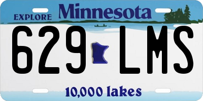 MN license plate 629LMS