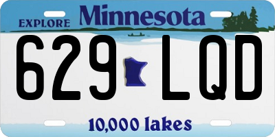 MN license plate 629LQD