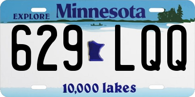 MN license plate 629LQQ