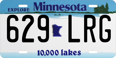 MN license plate 629LRG