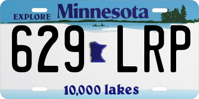 MN license plate 629LRP