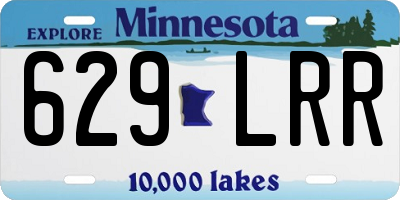 MN license plate 629LRR