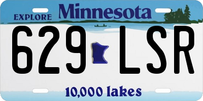 MN license plate 629LSR