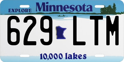 MN license plate 629LTM