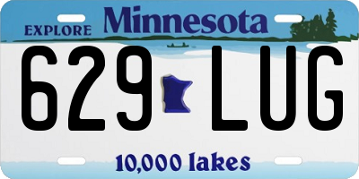 MN license plate 629LUG