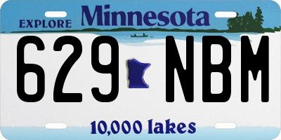 MN license plate 629NBM