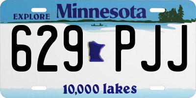 MN license plate 629PJJ