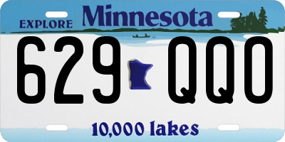 MN license plate 629QQO