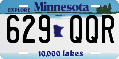 MN license plate 629QQR