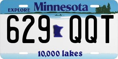 MN license plate 629QQT