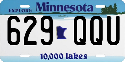 MN license plate 629QQU