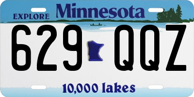 MN license plate 629QQZ