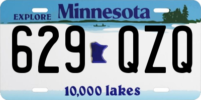 MN license plate 629QZQ