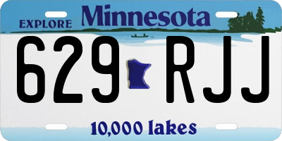 MN license plate 629RJJ