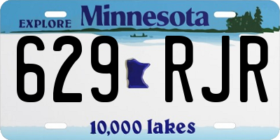 MN license plate 629RJR